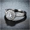 R823-CCouple Love Gold Rings铂金订婚戒指男女钻石情侣简约日韩送女朋友七夕情人节礼物