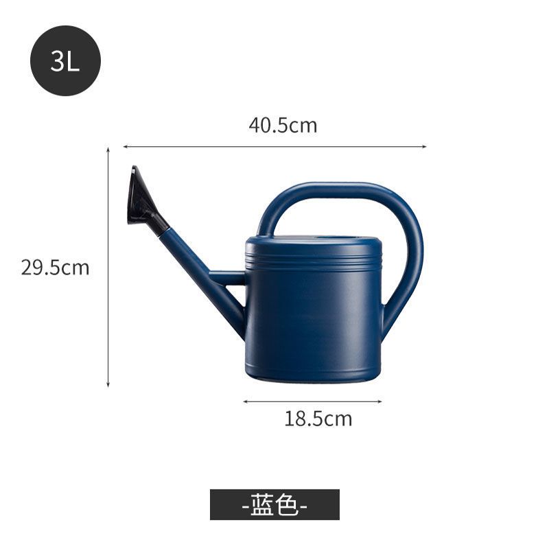 花洒不锈钢塑料洒水壶多功能家用浇花浇菜喷壶大容量园艺喷壶 洒水壶3升[可拆卸不锈钢花洒头]