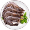 獐子岛 马来西亚 活冻黑虎虾 800g(24-32只)盒装 海鲜水产