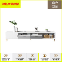 苏宁放心购实木视柜现代简约小户型 视机柜茶几套装组合地柜 暖白色1.8米 组装新款简约