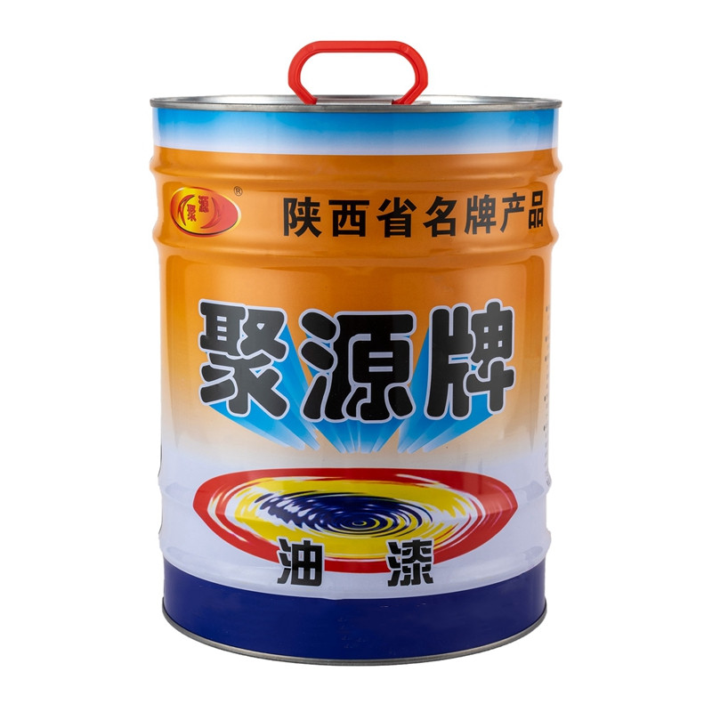 聚源漆醇酸磁漆 棕色15kg/桶 15L 棕色