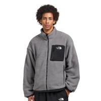 THE NORTH FACE北面男士可翻转抓绒外套 防风防水舒适多功能户外 XL The_North_Face_Black_/_Smoke_P
