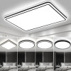 辛羽轻奢客厅灯具简约现代2021年新款led吸顶灯卧室灯大气餐厅灯长方形灯具套餐三室两厅