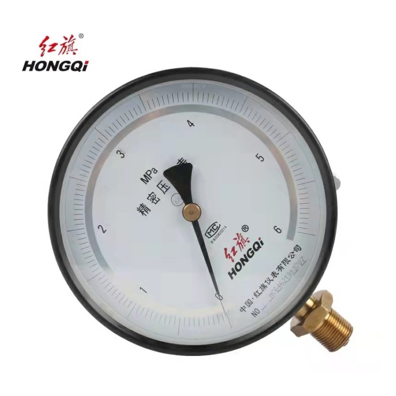 红旗 精密压力表定制检测款YB150 0.25级 块 0-6MPA
