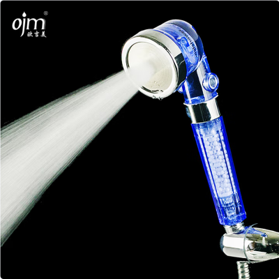 欧吉美 增压手持花洒 淋浴花洒磁疗节水浴室花洒喷头莲蓬头负离子三功能健康花洒 C338单手喷