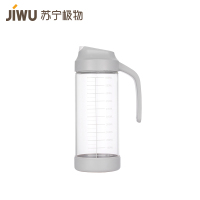 苏宁极物 北欧风自开盖油壶醋瓶 调味罐/调味盒玻璃油壶大容量防漏油瓶调料瓶酱油瓶醋壶装油罐家用厨房欧式