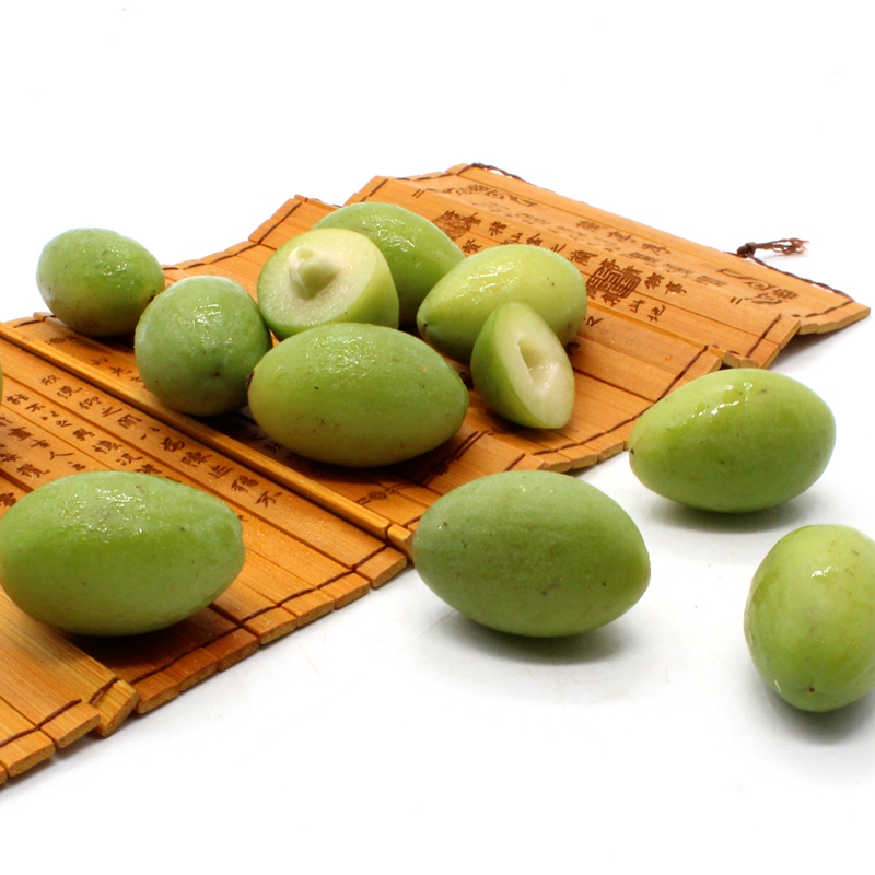 青橄榄 2斤装 青果 新鲜 鲜摘 水果 橄榄菜 青橄榄果 沙榄白榄高清大图