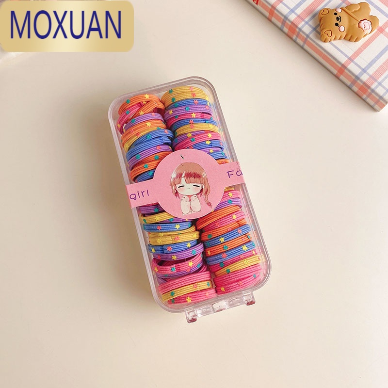 MOXUAN儿童橡皮筋小朋友发圈头饰不伤发宝宝发量少小头绳婴儿发绳小号