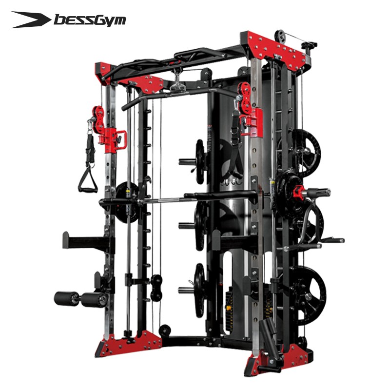 必动BESSGYM综合多功能训练器BG-3058家运动器械健身器材家用多功能大型力量组合机训练器原装多功能训练器