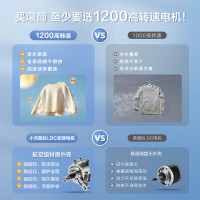 (直播专属)洗衣机洗烘一体机10KG全自动家用滚筒带烘干大容量变频智能家电智能调控时间WIFI操控TD100V23WDY