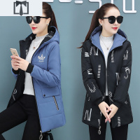 SUNTEK风衣2021新款中长款女韩版休闲加厚保暖小个子冬季双面穿棉服外套风衣