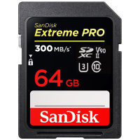 闪迪(SanDisk)64GB SD存储卡U3 C10 8K数码相机内存卡读速300MB/s 写速260MB/s