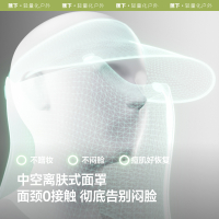 蕉下女士零触全防护空顶防晒帽-AS721
