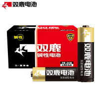 双鹿5号碱性电池24粒 适用于儿童玩具/遥控器/鼠标/话筒/闹钟五号/LR6/AA/电池