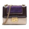 FENDI 女士KAN U系列皮质小号手提包单肩斜挎包 8BT312 A9X7