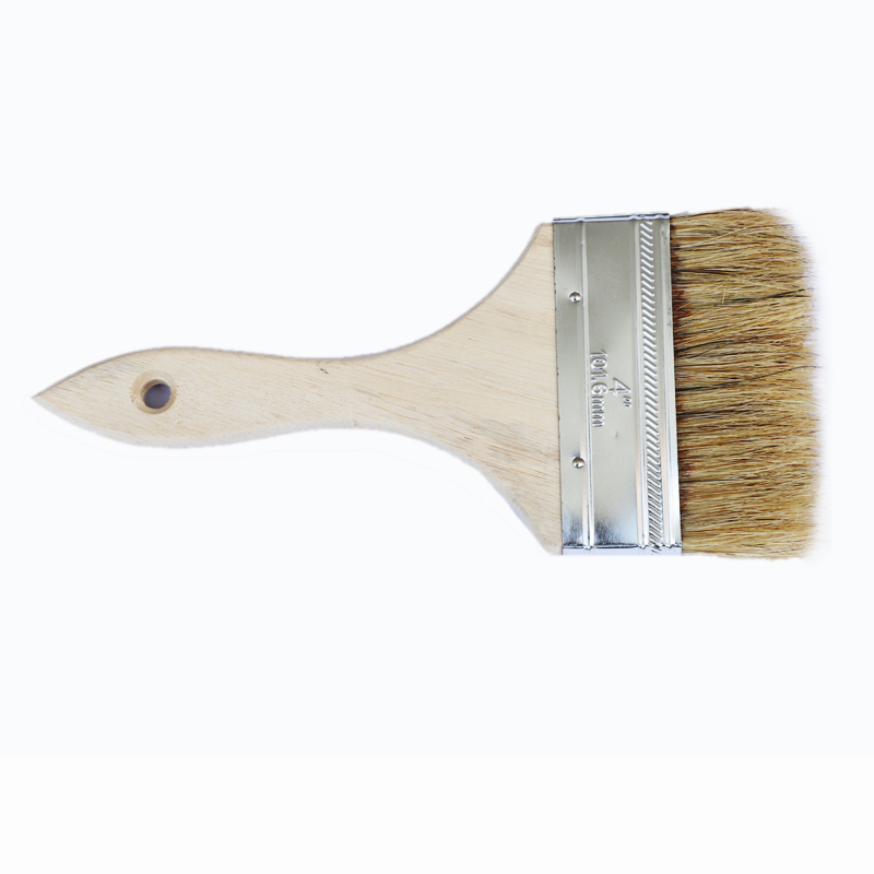 欧时佳 猪鬃毛扁油刷 4寸(100mm宽)1把