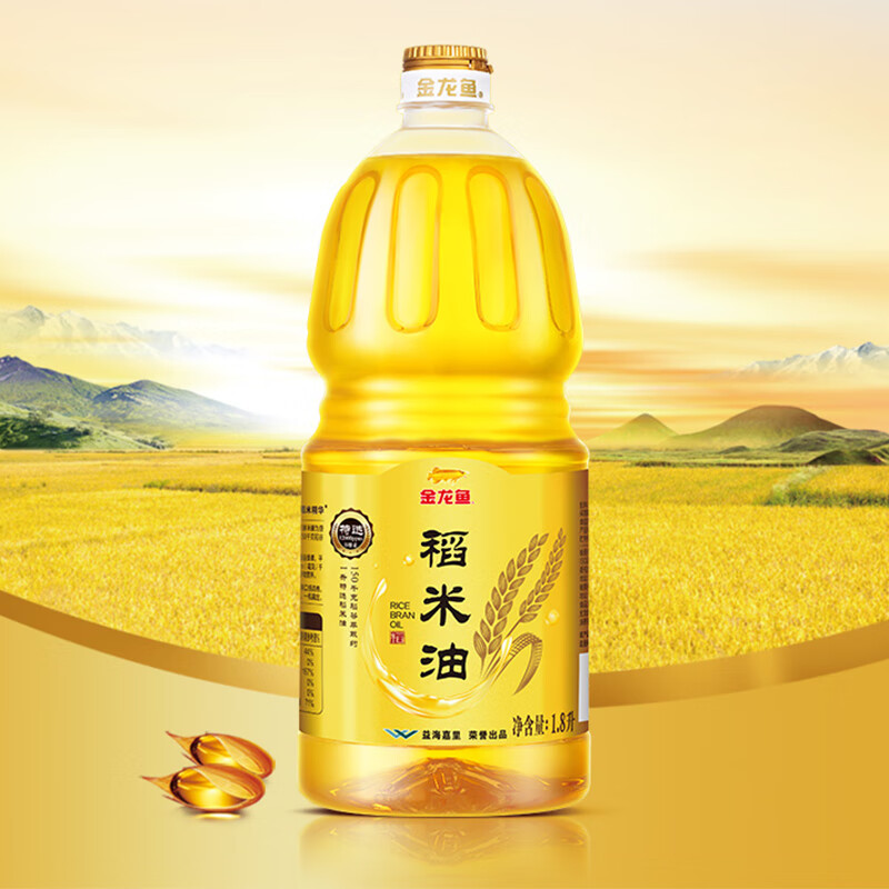 金龙鱼特选稻米油1.8L油高清大图