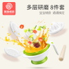 格朗GL 辅食研磨器YM-1食物研磨碗调理套装婴儿宝宝辅食工具