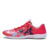 亚瑟士(ASICS)女跑步鞋轻便透气舒适防滑室内足球鞋粉色白色