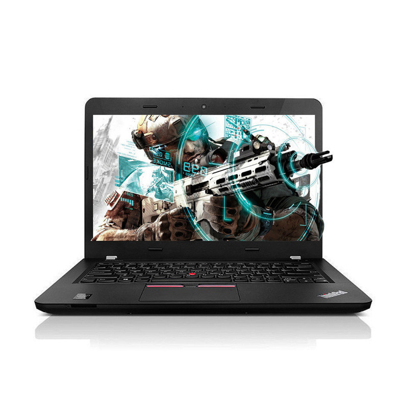 联想笔记本ThinkPad E470-002 节能 14寸黑 i5-7200U 8G 256G固态 2G独显+原装包鼠