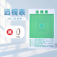 可孚幼儿园对数视力表挂图家用国际标准卡通儿童测眼睛近视测试表