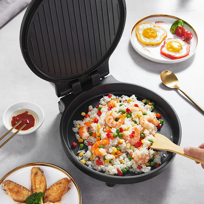 金正(NINTAUS)电饼铛双面加热家用大功率饼档小型煎饼烙饼锅 圆盘