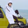 KELME/卡尔美 秋冬新款白鸭绒羽绒服女韩版中长款直筒保暖外套潮