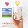 卡通史努比把手玻璃杯女学生韩版可爱刻度防摔吸管杯家用泡茶水杯 史努比把手单杯