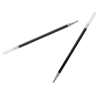 齐心 R980 通用中性笔替芯 拔帽式 子弹头 0.5mm 黑 20支/盒