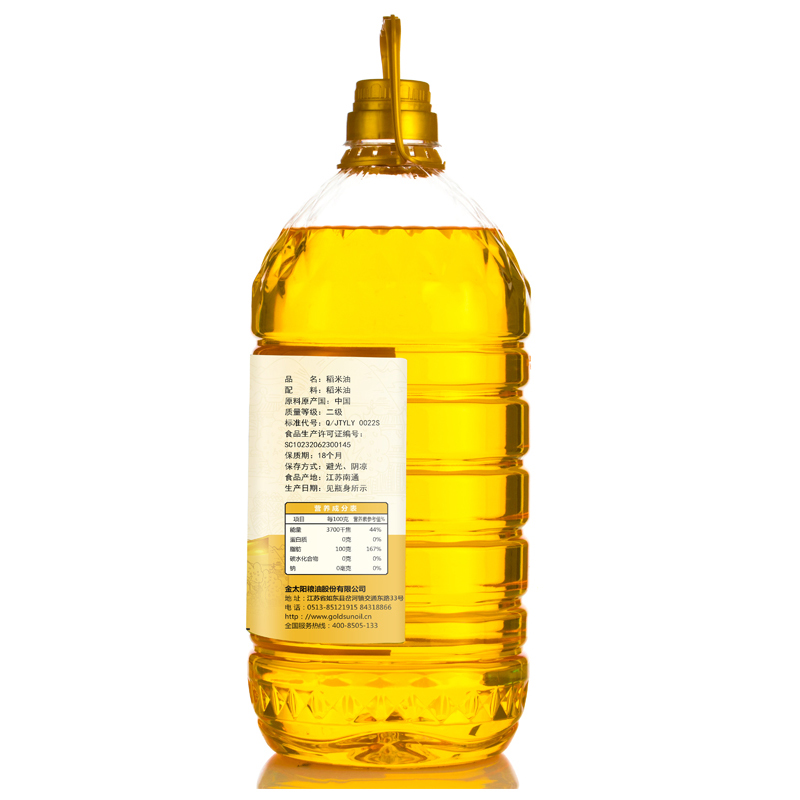 万穗稻米油 4L桶装食用油高清大图