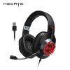 漫步者(EDIFIER)HECATE G2专业版USB7.1声道游戏耳机电竞耳麦头戴式电脑网课办公麦克风耳机带线控 黑色