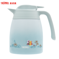 膳魔师,膳魔師(THERMOS)保温壶THV-1000 BL(luck)1L 大容量 锦鲤系列 通用