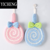 YICHENG擦手巾挂式毛巾布吸水可爱儿童卡通厨房卫生间抹手方巾加厚