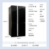 夏普SJ-GX79F-BK 天际黑冰箱605升十字对开门PCI净离子群除菌保湿嵌入式厨房零度保鲜大冰箱