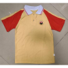 职业季红黄色校服短袖上衣 男女通用