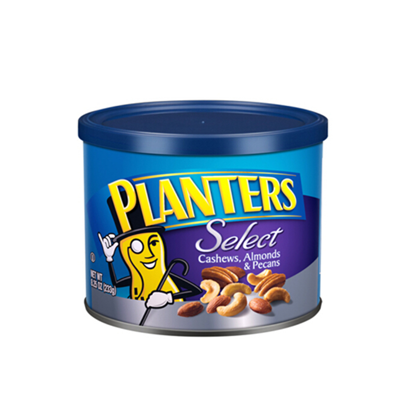 Planters 绅士牌什锦坚果（腰果、巴旦木、碧根果）233g 进口坚果 零食 美国进口