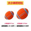 乳胶发声球狗狗玩具耐咬宠物用品狗玩具宠物玩具金毛用品玩具球 橄榄球1个(乳胶材质) 适用于小狗狗(0-10斤)