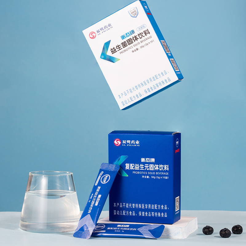 衡态康(HILONGCARE)菌元组合套装包含:1盒益生菌固体饮料+1盒复配益生元固体饮料[买三送二]