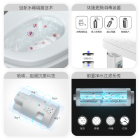 [新品]JOMOO九牧 智能马桶盖坐便盖板家用全自动冲洗加热洁身器ZD2200 健康智能盖板(预售4月6日发货)