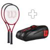 Wilson2xClash100LV20Plus网球拍双拍手提袋轻便耐用运动装备