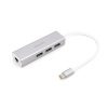 ADSON艾德生TYPE-C转USB3.0 三口集线器+千兆网卡