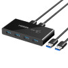 绿联(Ugreen)US216 USB 3.0 二进四出 切换器 USB打印机共享器 USB鼠标键盘共享