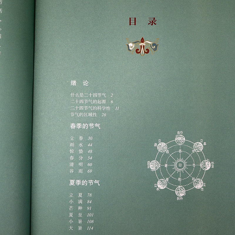 [正版]图说中国传统二十四节气 中国人的传统节日中国人的时间智慧中国文化民俗书籍高清大图