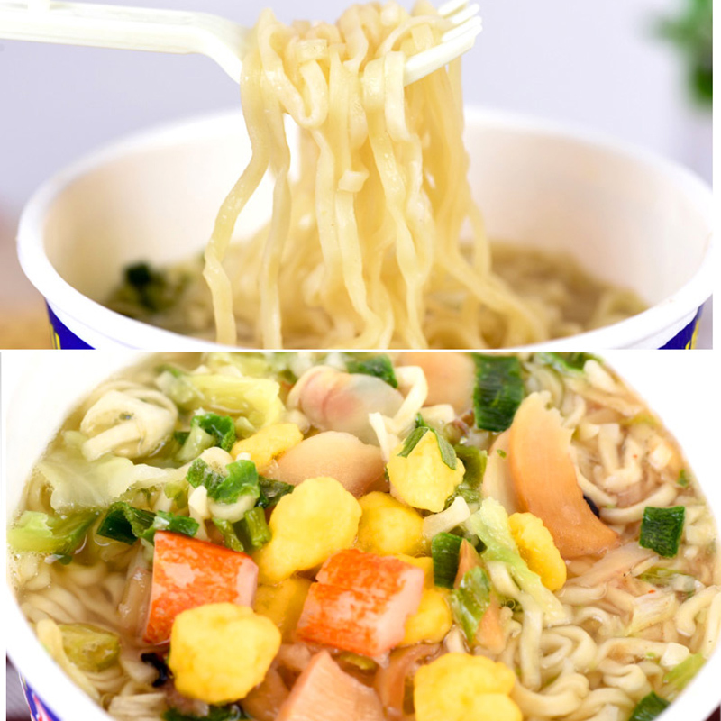 日清(Nissin)合味道 海鲜风味84g/杯 方便面高清大图