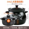 大容量砂锅耐高温炖锅明火直烧陶瓷煲煮粥煲汤煲石锅|黑5800送1000大家庭选择款