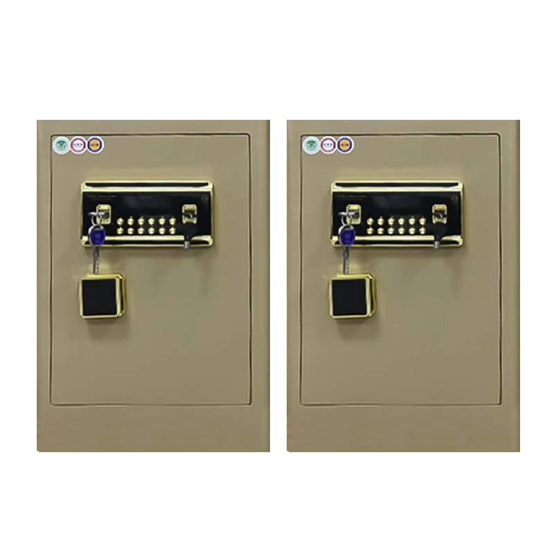 榭邦 品质保险柜5环保喷粉智能锁具加粗锁栓保险柜(400L480W800H) 卡其色高清大图