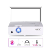 [套餐]日本电气(NEC)NP-CA4255X[120英寸4:3电动幕布+上门安装]3LCD商务教育办公教学会议投影机