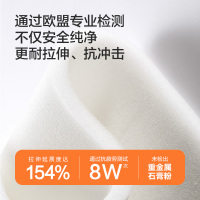 喜临门城市爱情软硬两用乳胶椰棕两面睡轻音独袋弹簧床垫 大白垫