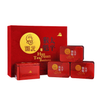 [徽之元]太平猴魁精品75g*4礼盒装 太平猴魁礼盒绿茶 精品猴坑猴魁茶叶国礼茶 茶叶礼盒装送礼净含量300g 苏宁自营