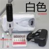 美甲迷你充电式打磨机电动光疗卸甲器修甲指甲抛光机去死皮打磨头 101老版本粉色配陶瓷头送磨刷